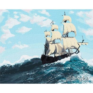 Картина за номерами "Бурхливі хвилі" Ідейка полотно на підрамнику 40x50см КНО2752 в інтернет-магазині "Я - Picasso"