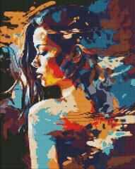 Алмазная мозаика "Девушка-загадка" Идейка холст на подрамнике 40x50см AMO7829 в интернет-магазине "Я - Picasso"