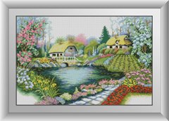 Алмазна мозаїка "Літні будиночки" Dream Art в коробці 30710 в інтернет-магазині "Я - Picasso"