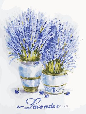 Картина за номерами "Квіти лаванди" ArtStory полотно на підрамнику 30x40см AS0929 в інтернет-магазині "Я - Picasso"