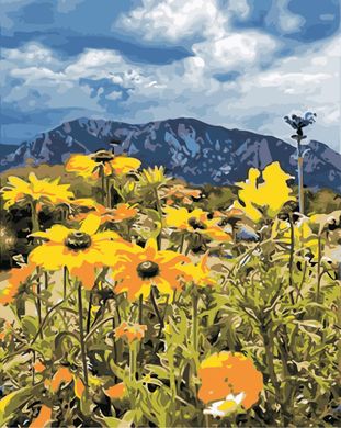 Картина по номерам - Весна в горах 40х50 в интернет-магазине "Я - Picasso"