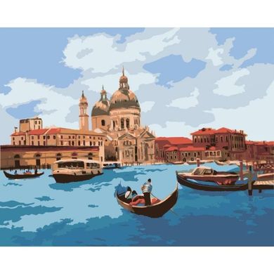 Картина за номерами "Полудень в Венеції" Ідейка полотно на підрамнику 40x50см КНО2118 в інтернет-магазині "Я - Picasso"