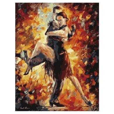 Картина по номерам "Страсть в танце. Леонид Афремов" BrushMe холст на подрамнике 40x50см GX6384 в інтернет-магазині "Я - Picasso"
