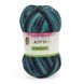 Пряжа Comfy/Комфі, темно синій-блакитний-бірюзовий P4313, Lady Yarn