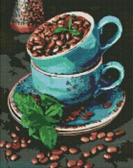 Алмазная мозаика "Ароматные кофейные зерна" Идейка холст на подрамнике 40x50см AMO7486 в интернет-магазине "Я - Picasso"