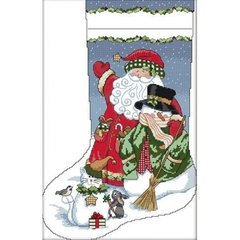 Різдвяний чобіток Набір для вишивання хрестиком з друкованою схемою на тканині Joy Sunday C593 в інтернет-магазині "Я - Picasso"