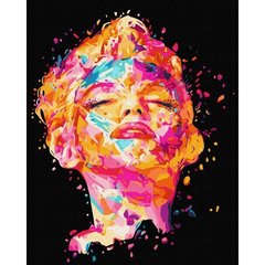 Картина по номерам "Яркая Монро" BrushMe холст на подрамнике 40x50см GX30989 в інтернет-магазині "Я - Picasso"