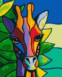 Картина по номерам - Африканский витраж 40x50 см в интернет-магазине "Я - Picasso"
