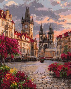 Картина по номерам "Величие Праги &copy;art_selena_ua" Идейка полотно на подрамнике 40x50см KHO6478 в интернет-магазине "Я - Picasso"