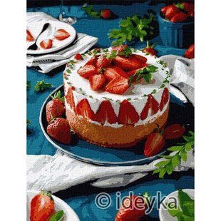 Картина по номерам "Спелая клубничка" Идейка холст на подрамнике 40x50см KHO5608 в интернет-магазине "Я - Picasso"