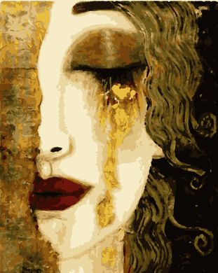 Картини за номерами "Золоті сльози" Artissimo із золотою фарбою полотно на підрамнику 50x60 см PNX7506 в інтернет-магазині "Я - Picasso"