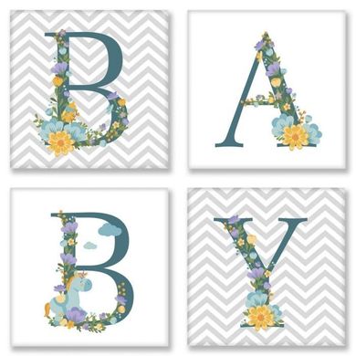 Набор для росписи по номерам - BABY, сканд в интернет-магазине "Я - Picasso"