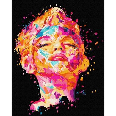 Картина по номерам "Яркая Монро" BrushMe холст на подрамнике 40x50см GX30989 в інтернет-магазині "Я - Picasso"