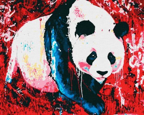 Картина по номерам "Street Art. Панда" холст на подрамнике 40x50 см RB-0055 в інтернет-магазині "Я - Picasso"