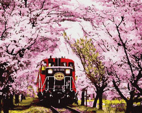 Картина по номерам - Поезд в весну в интернет-магазине "Я - Picasso"