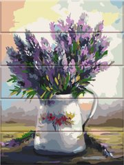 Картина за номерами на дереві "Лавандовий букет" ArtStory подарункова упаковка 30x40см ASW154 в інтернет-магазині "Я - Picasso"