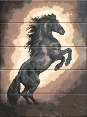 Картина по номерам на дереве "Конь" ArtStory подарочная упаковка 30x40см ASW226 в интернет-магазине "Я - Picasso"