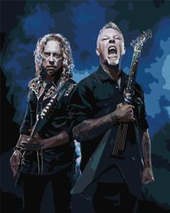 Картина по номерам "Рок группа Metallica" Origami 40x50см LW 3154 в интернет-магазине "Я - Picasso"