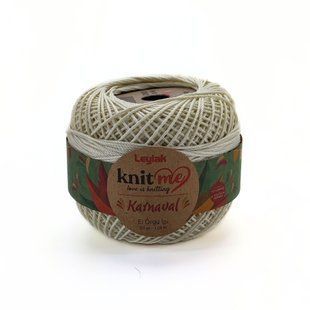 Пряжа Karnaval/Карнавал, слоновая кость 03002, Knit Me