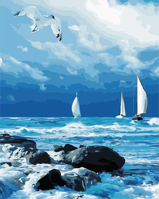 Картина за номерами "Морський пейзаж" ArtStory подарункова упаковка 40x50см AS0866 в інтернет-магазині "Я - Picasso"