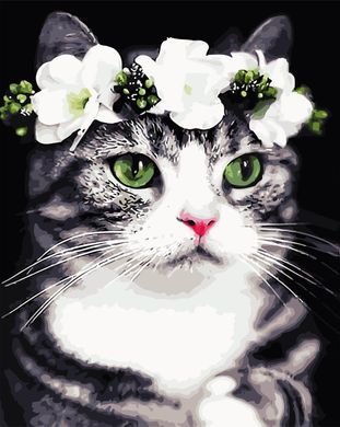 Картина за номерами "Романтична кішка" ArtStory подарункова упаковка 40x50см AS0720 в інтернет-магазині "Я - Picasso"