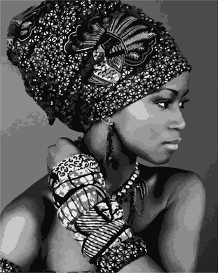 Картина за номерами "Африканська красуня" ArtStory подарункова упаковка 40х50см AS0999 в інтернет-магазині "Я - Picasso"