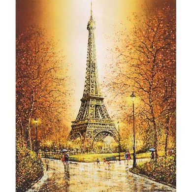 Алмазна мозаїка "Осінь в Парижі" Алмазна мозаїка 40x50см DM-257 в інтернет-магазині "Я - Picasso"