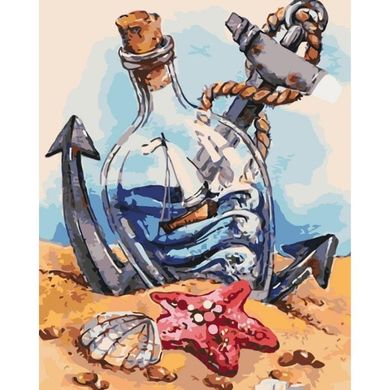 Картина за номерами "Морське настрій" Ідейка полотно на підрамнику 40x50см КНО2732 в інтернет-магазині "Я - Picasso"