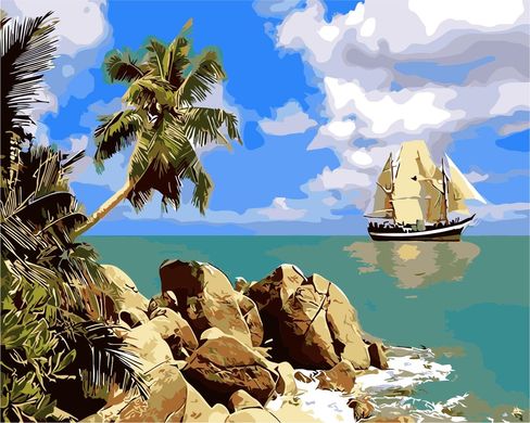 Картина за номерами "Морська подорож" ArtStory подарункова упаковка 40x50см AS0262 в інтернет-магазині "Я - Picasso"
